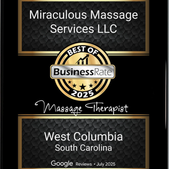 Miraculous Massage Services - Massage Therapy Near Me - West Columbia, South Carolina Miraculous Massage Services - Massage Therapy Near Me - West Columbia, South Carolina