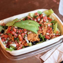 Salad with Pollo Tinga ($10.95) - requested no cheese or dressing