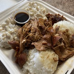 Mauna Loa Grill - Large Shoyu Chicken plate.