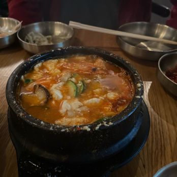 Ondam - Seafood Mix Soft Tofu Soup - Korean Near Me - Santa Clara, California Ondam - Seafood Mix Soft Tofu Soup - Korean Near Me - Santa Clara, California