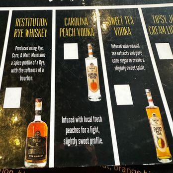 Twelve 33 Distillery - Tasting list - Distilleries Near Me - Little River, South Carolina Twelve 33 Distillery - Tasting list - Distilleries Near Me - Little River, South Carolina