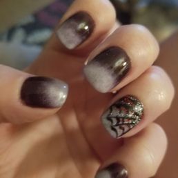 My Halloween nails by no other than Sydney....She is such an artiste....great couple. And great at what they do.... My Halloween nails by no other than Sydney....She is such an artiste....great couple. And great at what they do....