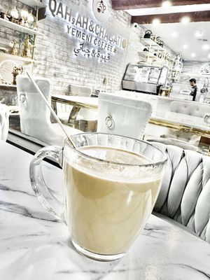 Qahwah & chapati Yemeni coffee - قهوة و چباتي by null