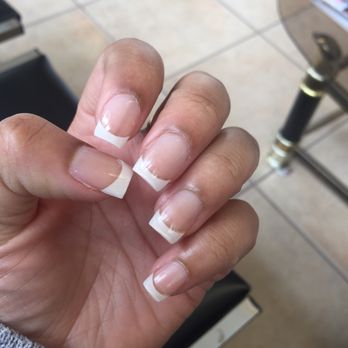 Nancy Tom Nails - Gel French Full Set - Nail Salons Near Me - Vallejo, California