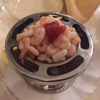 Brass Door - Smallest shrimp cocktail I ever had and underneath is all sauce - American Near Me - San Ramon, California