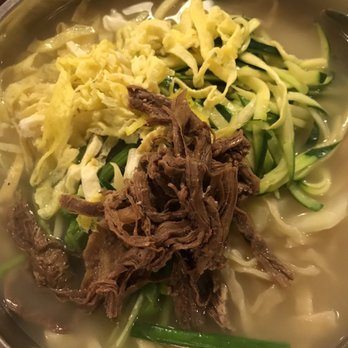 Olympic Noodle - Beef Kalguksu! Best here - Korean Near Me - Los Angeles, California Olympic Noodle - Beef Kalguksu! Best here - Korean Near Me - Los Angeles, California