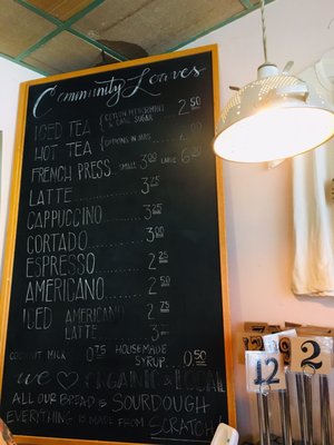 Menu photo 5 Community Loaves Jacksonville, FL