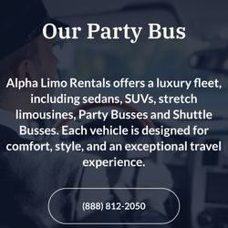 Alpha Limo & Town Car Services - Website photos