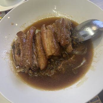 MK BBQ Cafe - Picture of product Vs. actual outcome, Obviously, it is microwave food from supermarkets instead of chef cooking in the house. - Chinese Near Me - Rowland Heights, California