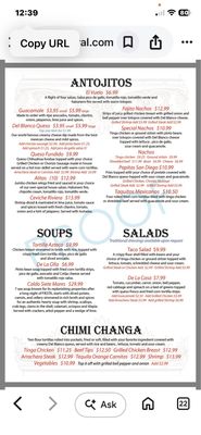 Menu photo 5 El Caporal Louisville, KY