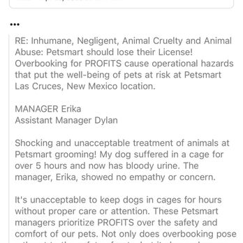 PetSmart - Reporting Animal Cruelty to the City of Las Cruces - Pet Groomers Near Me - Las Cruces, New Mexico PetSmart - Reporting Animal Cruelty to the City of Las Cruces - Pet Groomers Near Me - Las Cruces, New Mexico
