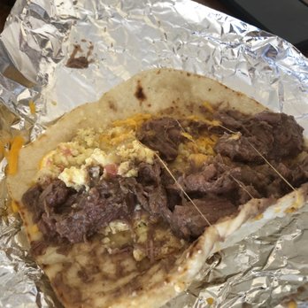 Marys Tacos - Wardy special: carne asada, egg Mexicana and cheese - Tacos Near Me - Helotes, Texas