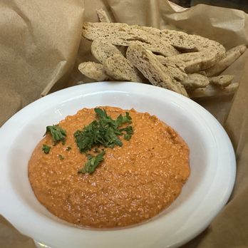 Oren's Hummus - It had I believe walnuts and pomegranate in it.. - Mediterranean Near Me - Palo Alto, California Oren's Hummus - It had I believe walnuts and pomegranate in it.. - Mediterranean Near Me - Palo Alto, California