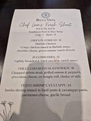 Menu photo 8 Bella Vista Sun City West, AZ