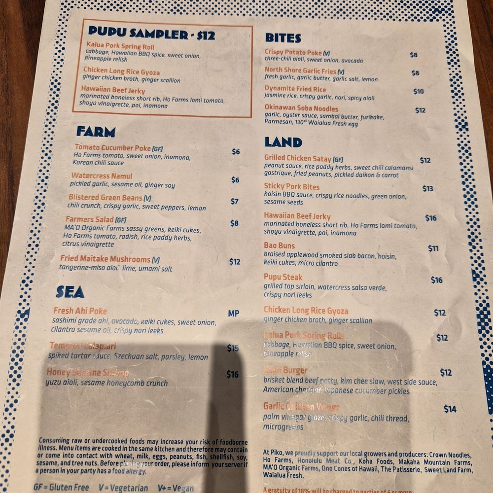 Piko Kitchen + Bar - Cocktail Bars Near Me - Honolulu, Hawaii