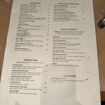 Bamboo - Menu - Chinese Near Me - Temecula, California