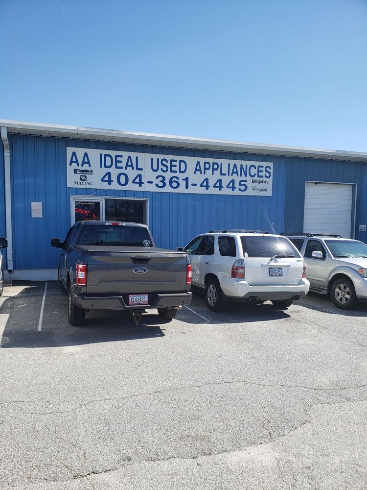 A A IDEAL USED APPLIANCES 4158 Old Dixie Hwy, Hapeville,