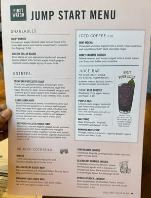 Menu photo 5 First Watch Allen, TX