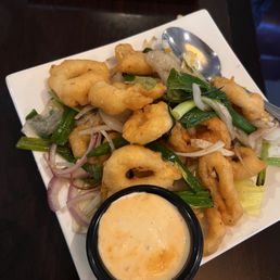 Calamari & veggies