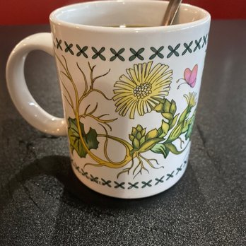 1431 Cafe - Flower coffee mug - American Near Me - Cedar Park, Texas 1431 Cafe - Flower coffee mug - American Near Me - Cedar Park, Texas