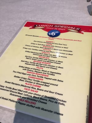 Menu photo 1 Cinco de Mayo Bayside, NY