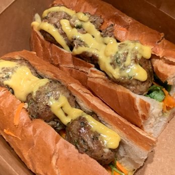 Bistro SouthEast - Curry thai meatball bánh mì - Asian Fusion Near Me - Philadelphia, Pennsylvania Bistro SouthEast - Curry thai meatball bánh mì - Asian Fusion Near Me - Philadelphia, Pennsylvania