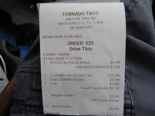 Tornado Taco by null