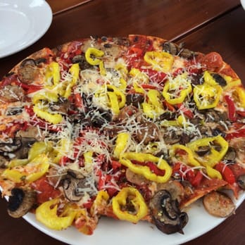 Upstream Brewing - Meat pizza - Bars Near Me - Omaha, Nebraska Upstream Brewing - Meat pizza - Bars Near Me - Omaha, Nebraska