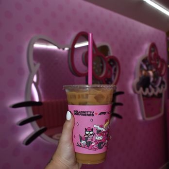 Hello Kitty Cafe - vanilla cold brew - Themed Cafes Near Me - Las Vegas, Nevada Hello Kitty Cafe - vanilla cold brew - Themed Cafes Near Me - Las Vegas, Nevada