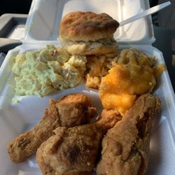 St.Marys Magic Market - Drumsticks w  Mac n Cheese  Potato Salad Biscuit
