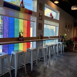 New Heights Coffee Roasters - Good amount of seating at one of the windows