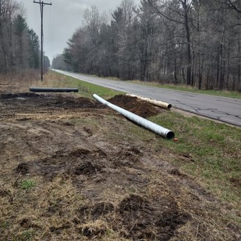Total Ground Control - Installing culvert pipe to start driveway - Demolition Services Near Me Total Ground Control - Installing culvert pipe to start driveway - Demolition Services Near Me
