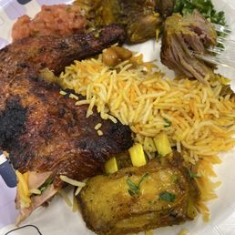 Mandi rice with rib, chicken, lamb, and more Mandi rice with rib, chicken, lamb, and more