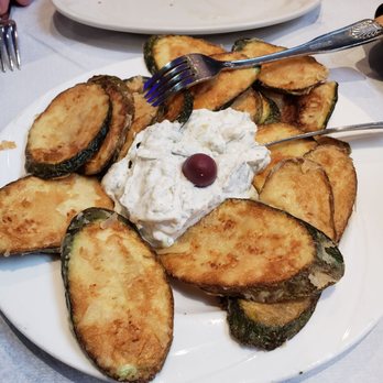 Stamatis Restaurant - Fried Zucchini with tzatziki. - Greek Near Me - Astoria, New York