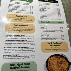 Top O' the Mornin' - Menu