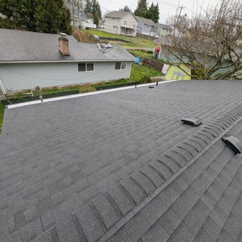 Phil and Sons Roofing - Customer had hidden layers, was diary. We gave her a beautiful French gutters and sleek black algae resistant shingles. - Roofing Near Me Phil and Sons Roofing - Customer had hidden layers, was diary. We gave her a beautiful French gutters and sleek black algae resistant shingles. - Roofing Near Me