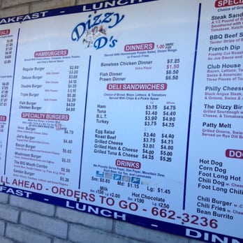 Dizzy D's - Menu - American Near Me - Wenatchee, Washington
