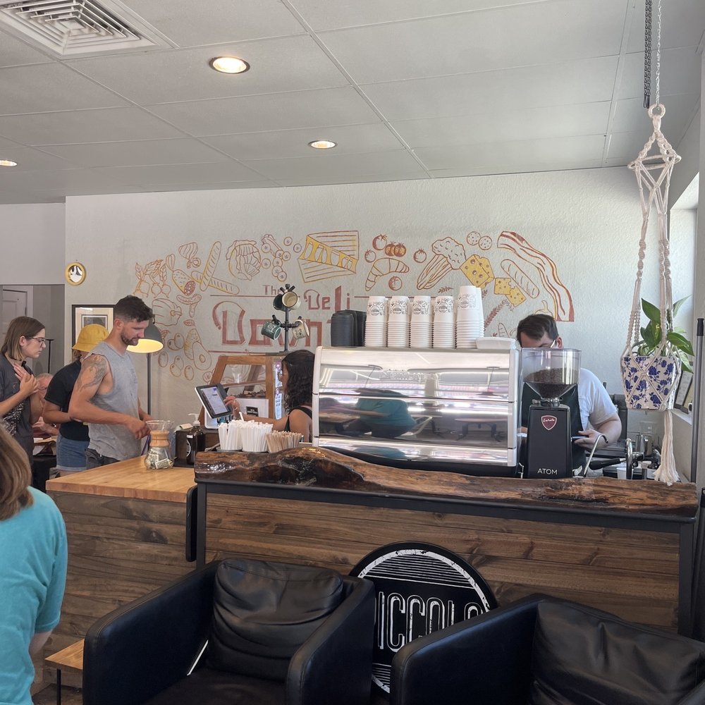 Grabbing a Florida Honey Latte at Piccolo Coffee Grabbing a Florida Honey Latte at Piccolo Coffee