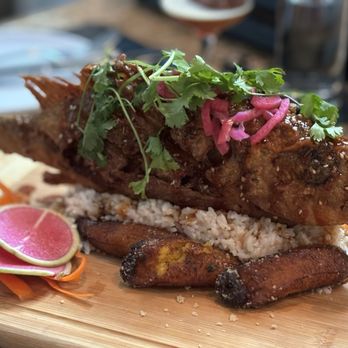 Heirloom - whole fried Snapper - Wine Bars Near Me - Virginia Beach, Virginia