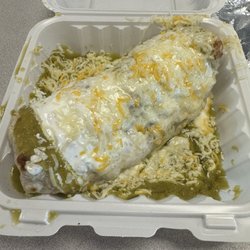 Elrey Taco Shop - Chili Verde Burrito