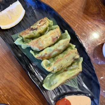 HINODEYA Ramen Japantown - Green Gyoza (5 pcs) Vegan - Ramen Near Me - San Francisco, California