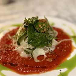 Camila - SCALLOP CRUDO- scallops were really good but a bit too much tomato flavor, kinda over powering and took away from the scallops.