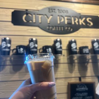 City Perks Coffee - Berried out back latte - Coffee & Tea Near Me - St. Augustine, Florida