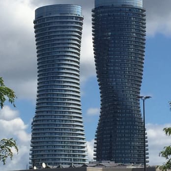 Donato Salon + Spa - Funny shaped buildings outside mall. - Day Spas Near Me - Mississauga, Ontario