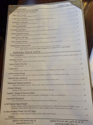 Menu photo 1 Page Sag Harbor Sag Harbor, NY