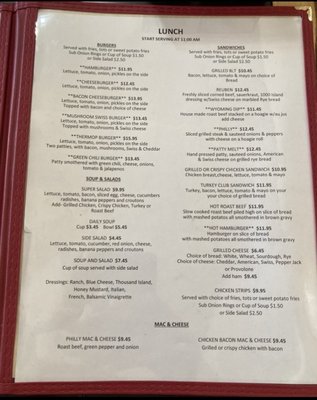 Menu photo 2 7 Lazy S Cafe and Bar Thermopolis, WY Menu photo 2 7 Lazy S Cafe and Bar Thermopolis, WY