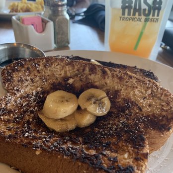 Hash Kitchen Arcadia - Coconut French toast and tropical breeze cooler - Breakfast & Brunch Near Me - Phoenix, Arizona Hash Kitchen Arcadia - Coconut French toast and tropical breeze cooler - Breakfast & Brunch Near Me - Phoenix, Arizona