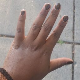Gel manicure. Gel manicure.
