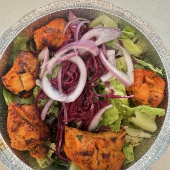 ZiZa Kabob - Chicken Kabob Salad - Mediterranean Near Me - Jessup, Maryland