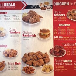 Krispy Krunchy Chicken - Menu